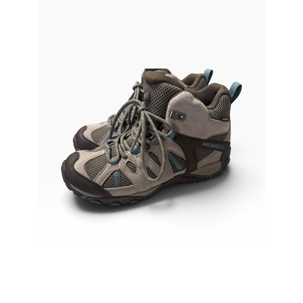 Merrell Deverta 2 Mid Waterproof Hiking Boots Falcon Trooper Womens 7